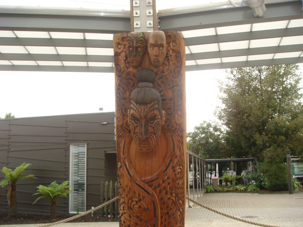 Mauri Tribal Pole, Rotorua NZ. 2009
