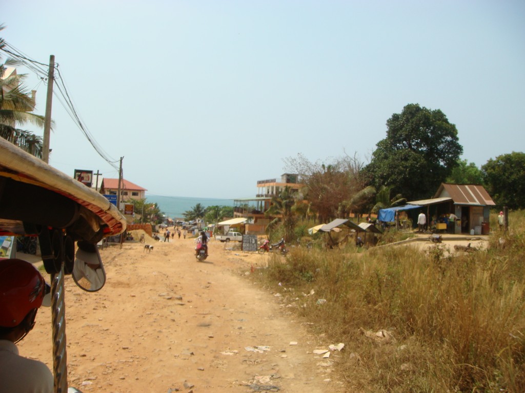 Beach road, Sihanoukville, Cambodia. 2010