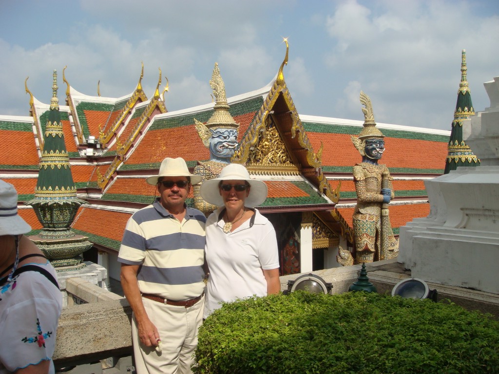 Visiting the Royal Palace, Bangkok, Thailand.  2010