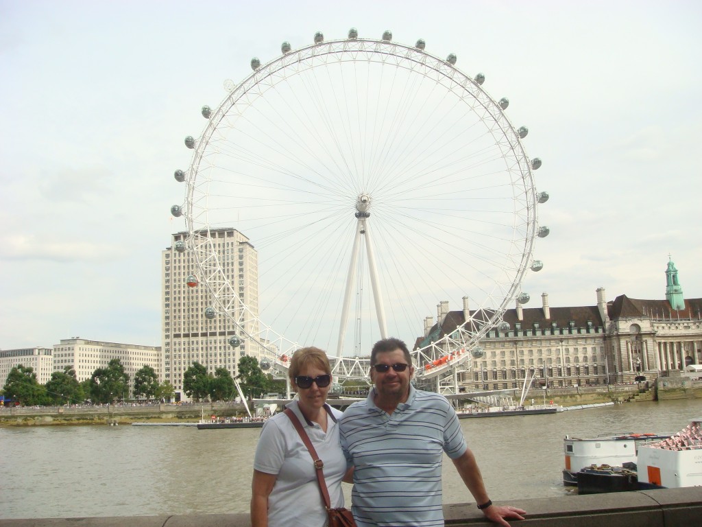 The London Eye and us.  2011