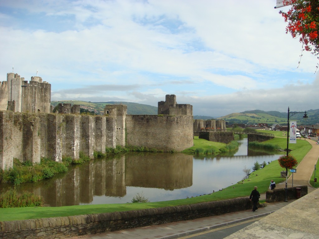 Caerphilly Castle, Wales.  2011