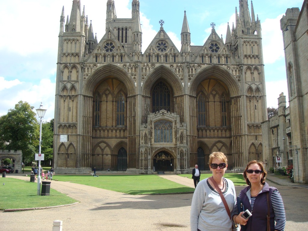 Pam and Jenny, Peterborough Cathedral.  2011