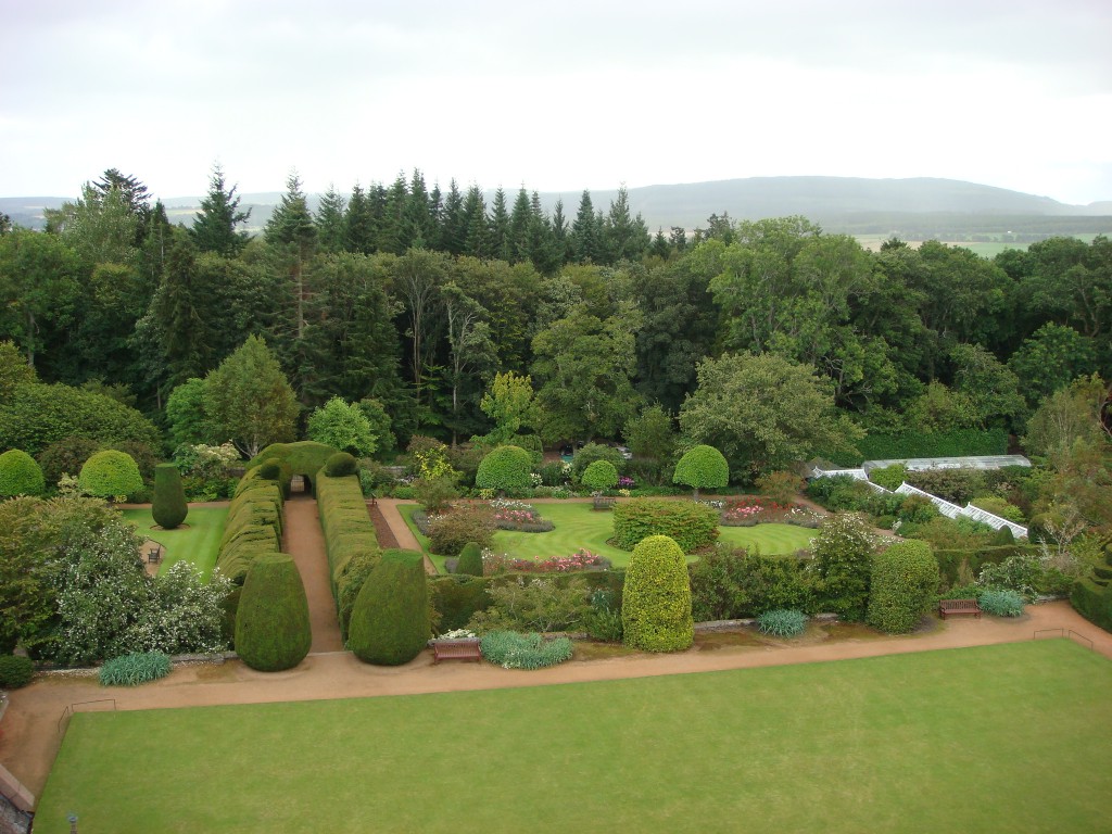 The gardens, Crathes Castle, Scotland.  2011