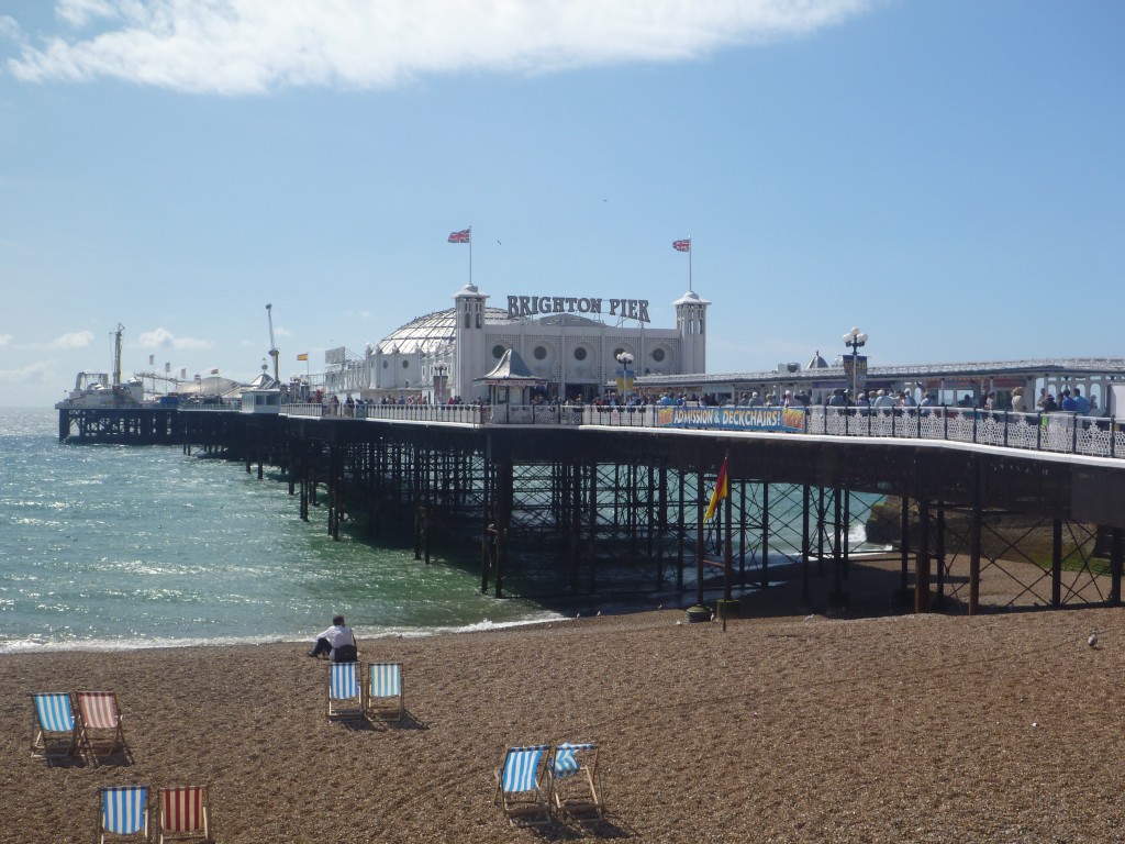 Scene of so many movies and TV shows, Brighton Pier. 2011