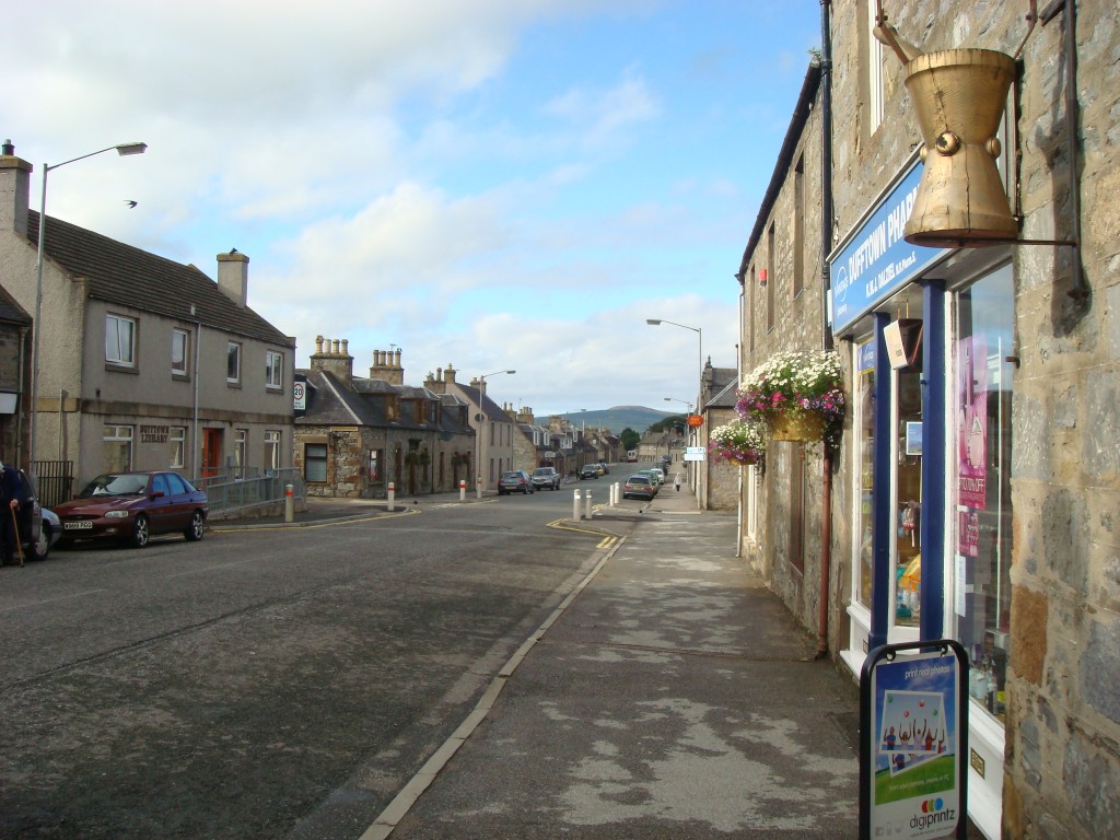 Main Street, Dufftown, Scotland.  2011