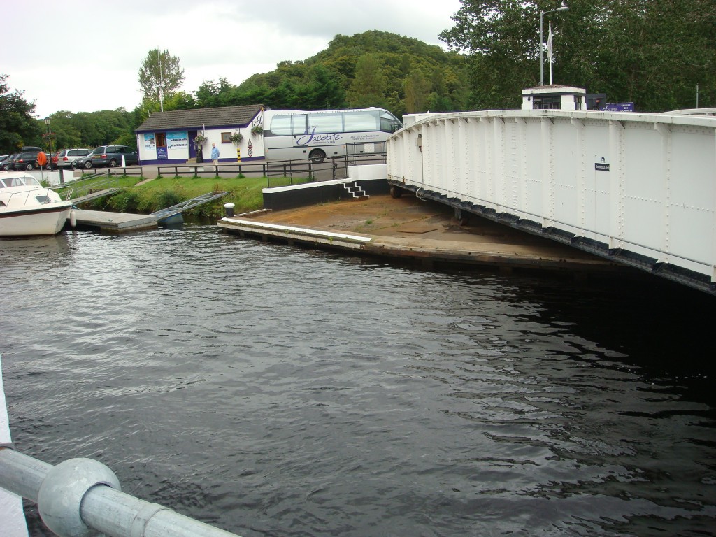 The Swing Bridge, River Ness, Inverness, Scotland.  2011