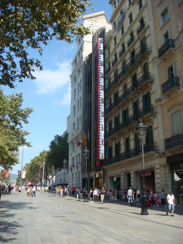 You don't need a thermometer to tell you its hot today, Barcelona.  2011