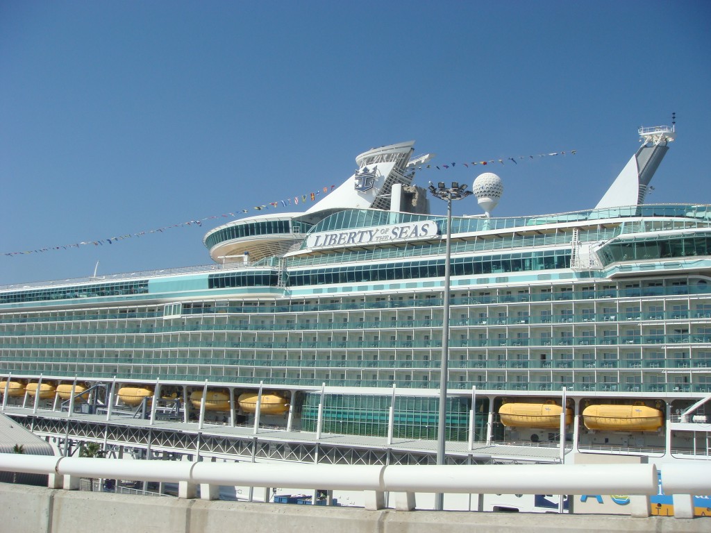 Our ride for the next 7 days, Liberty of the Seas, Spain.  2011