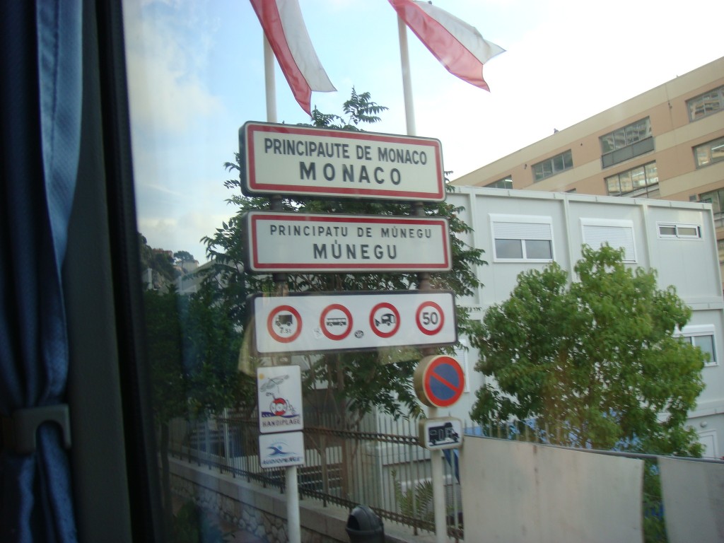 Entering Monaco. 2011