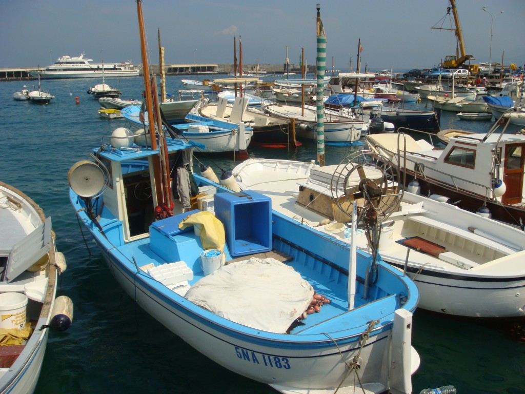 Dockside, Capri Harbour, Italy.  2011