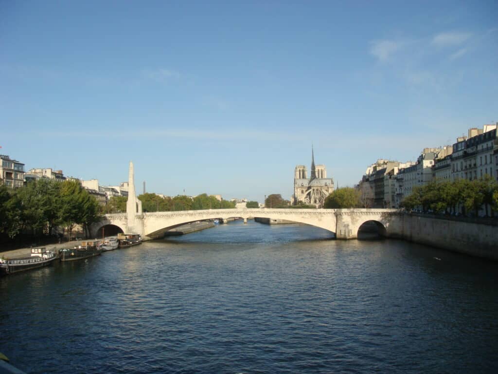 Morning on the Seine, Paris.  2011