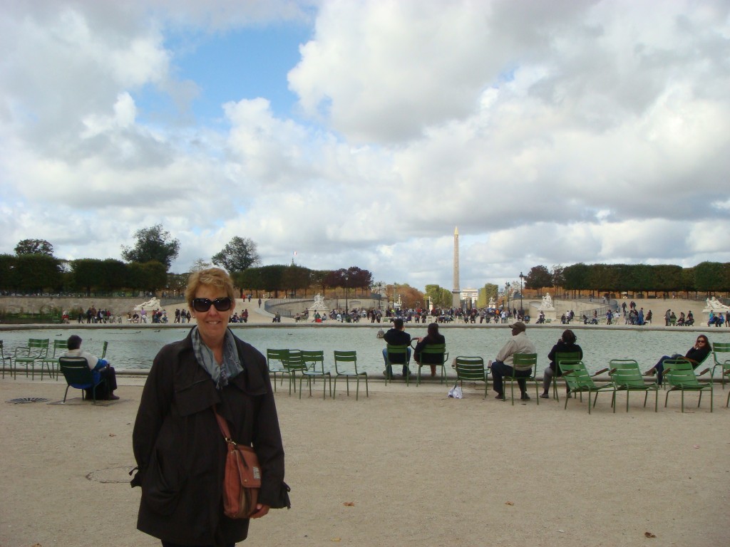 Pam at the Jardin Des Tuileries, Paris. 2011