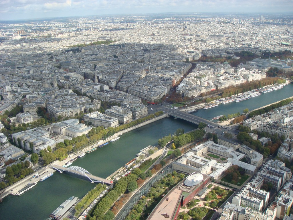 The Quai d'Orsay and the Seine River, Paris.  2011