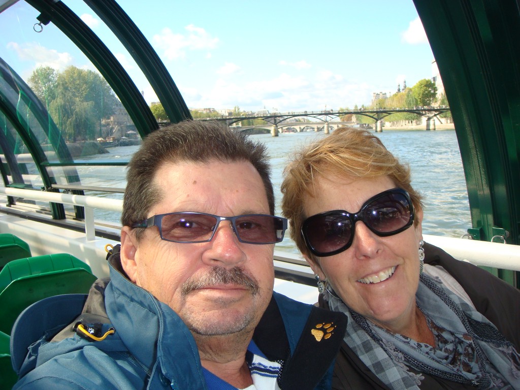 Cruising on the River Seine, Paris, France.  2011