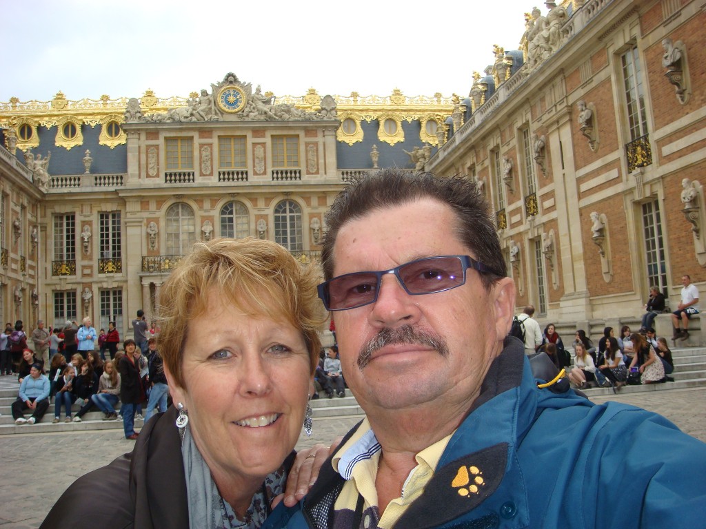 Selfie at Versailles, France.  2011