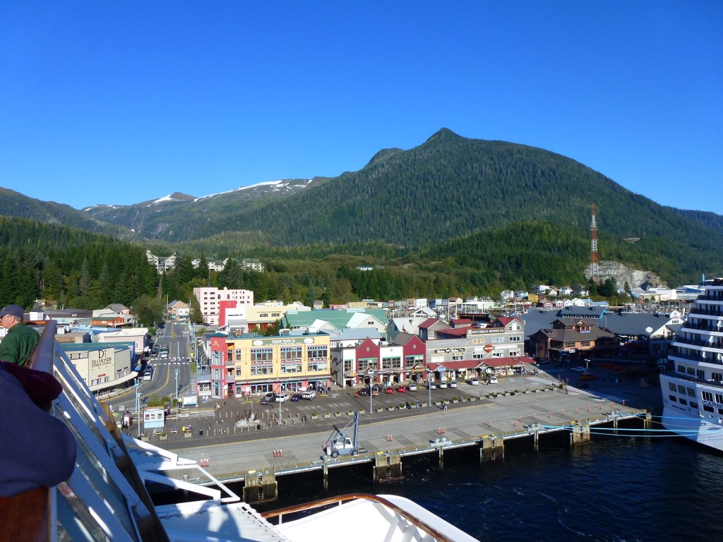 Juneau from the Celebrity Infinity, Alaska.  2012