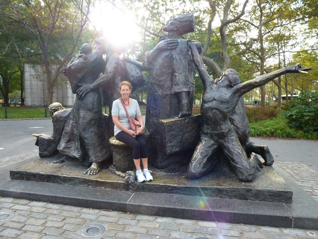 Pam in Battery Park, Manhattan, NY.  2012