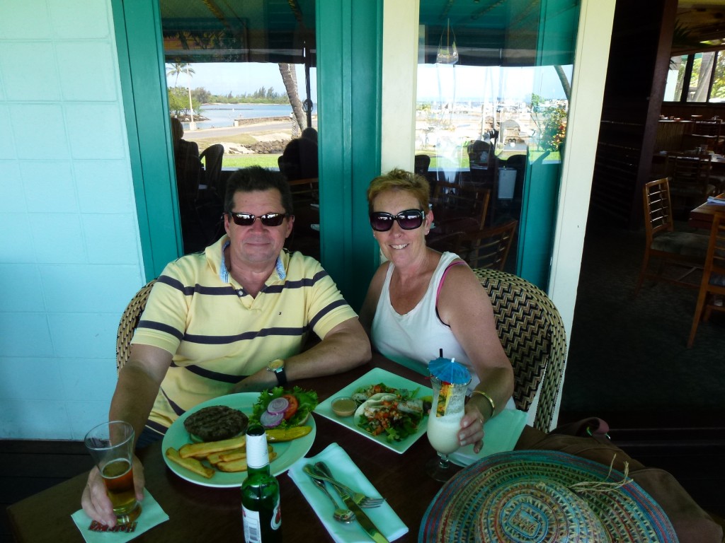 Lunching on the North Shore, Oahu. 2012