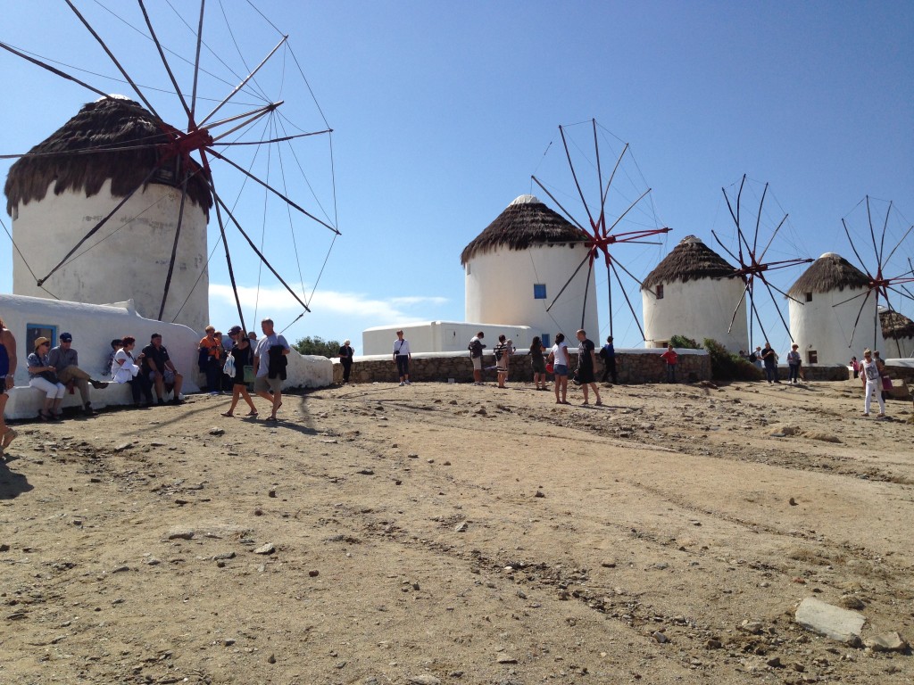 The Windmills, Mykonos, The Greek Islands.  2013