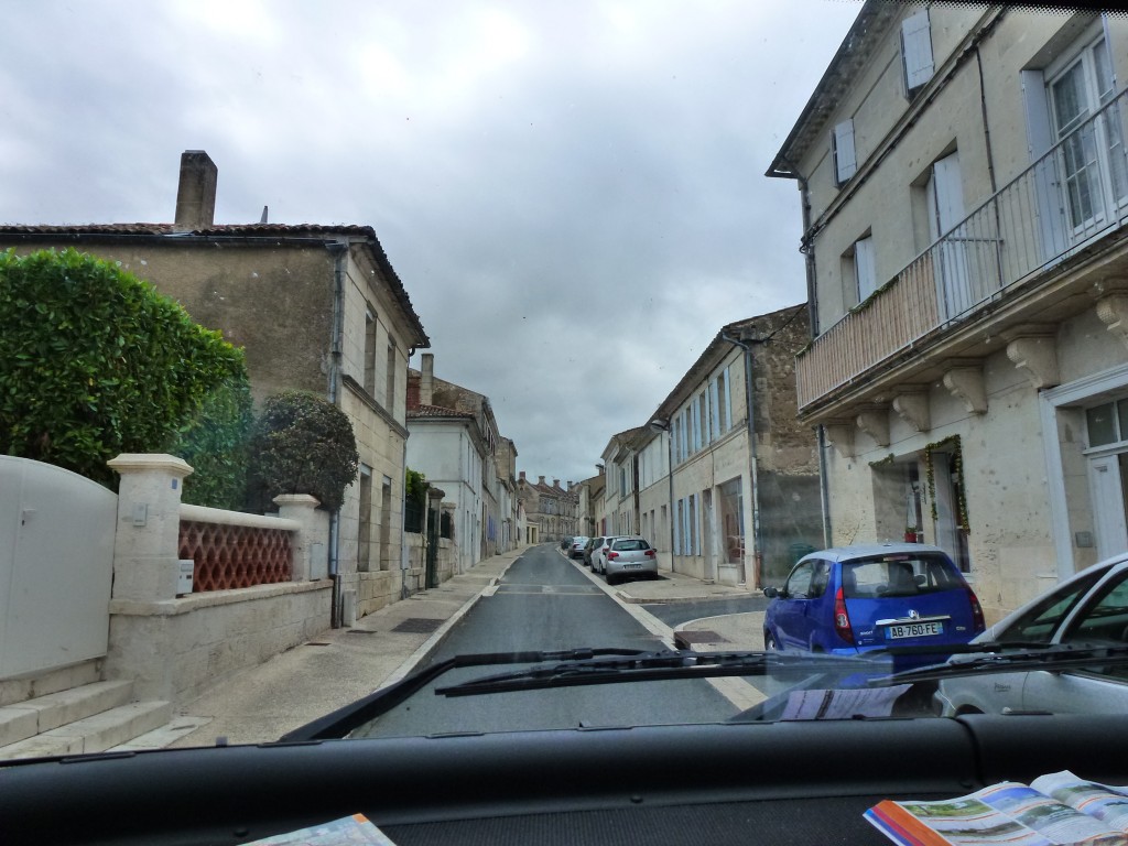 Rod and Julie will remember, as long as no one steps out of a doorway or opens a car door it's plenty wide enough, France.  2014