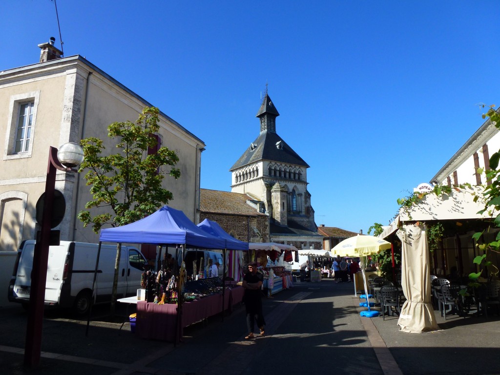 The Saturday Markets in Parentis-de-Born, France.  2014
