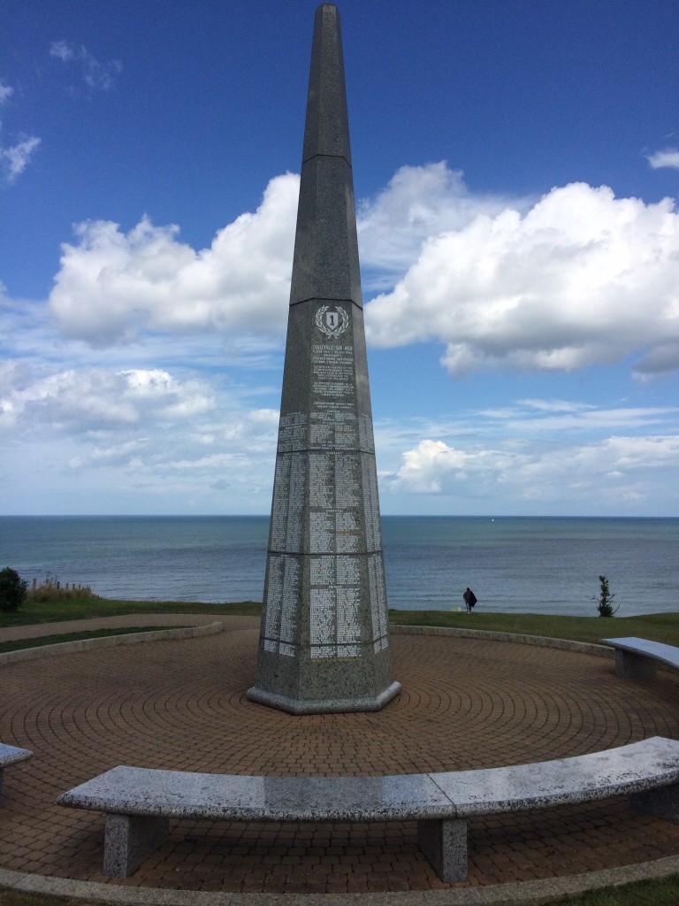 Memorial to the Big Red 1, Omaha Beach. France.  2014