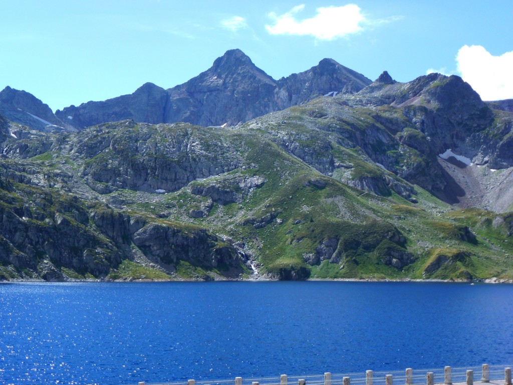Lake   In the foreground, Pic du Midi d'Ossau in the Background at 2481 metres, France. 2014