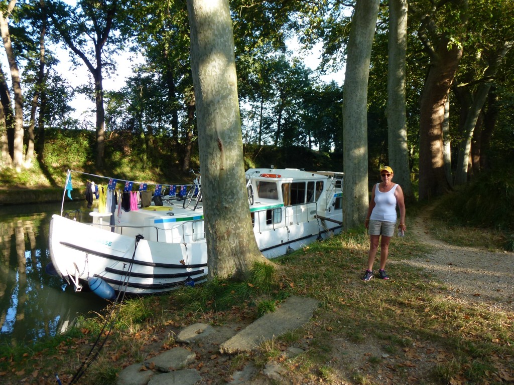 Overnight stop on the canal, France.  2014