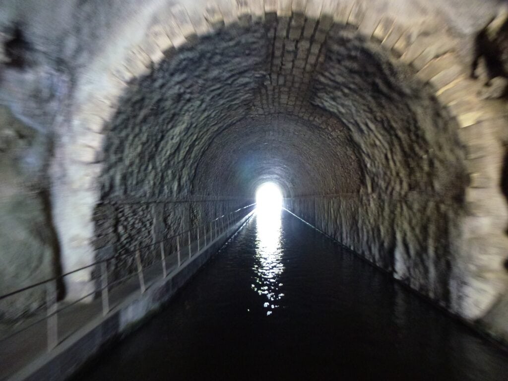 'The light at the end of the tunnel', Midi Canal.  France.  2014