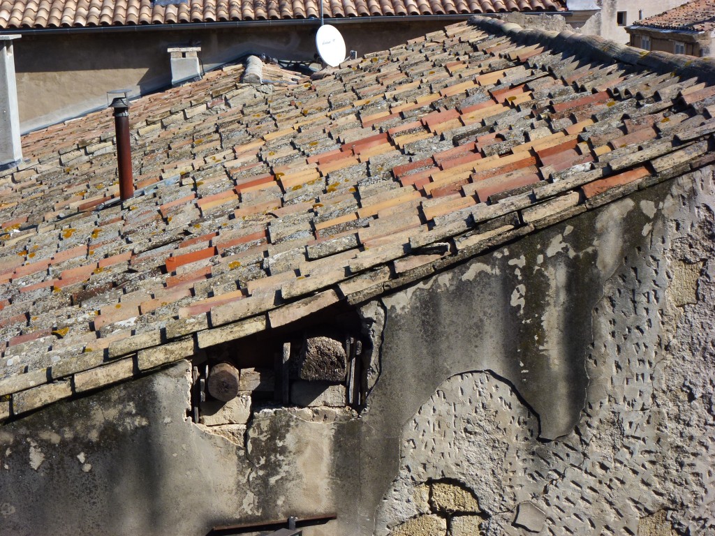 Looks like the building code needs an update, Aigues-Morts, France.  2014