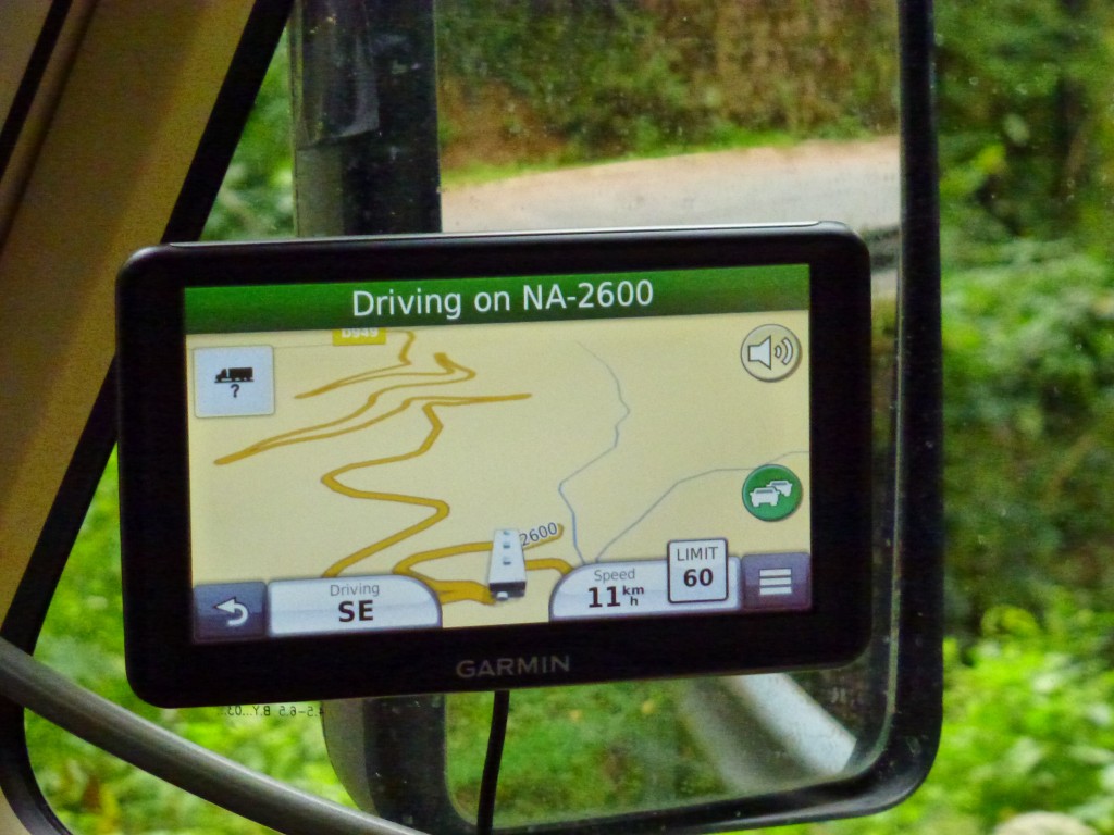 Keeping the GPS and the driver busy, Spain. 2014