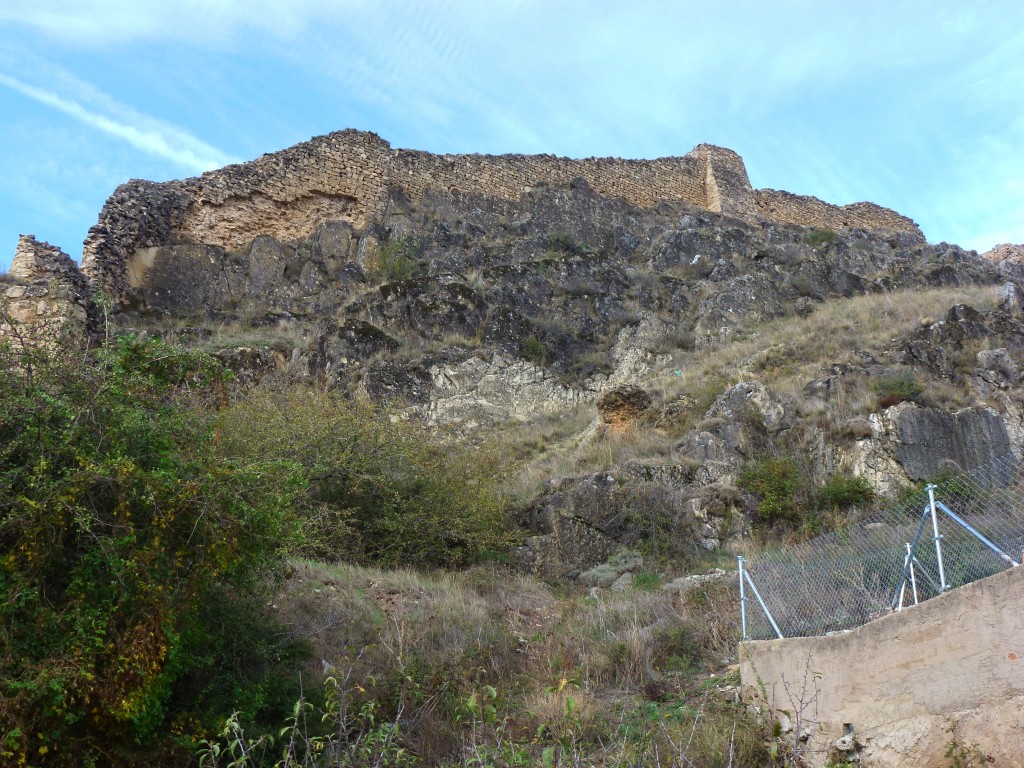 Ruins above the village of Burreaja, Spain.  2014