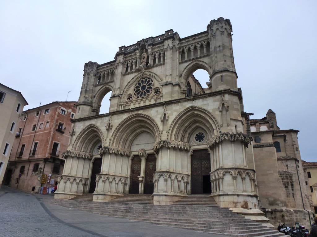 The Cathedral in the old town of Cuenca, Spain.  2014