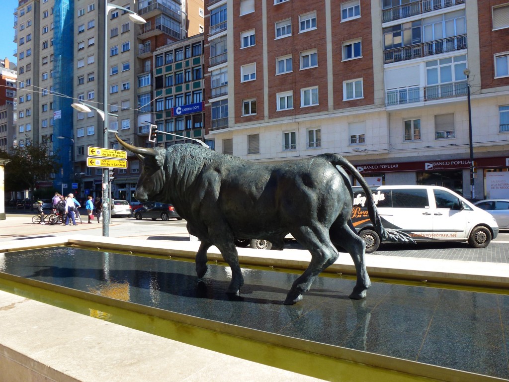 Another Bronze Bull, Burgos, Spain.  2014