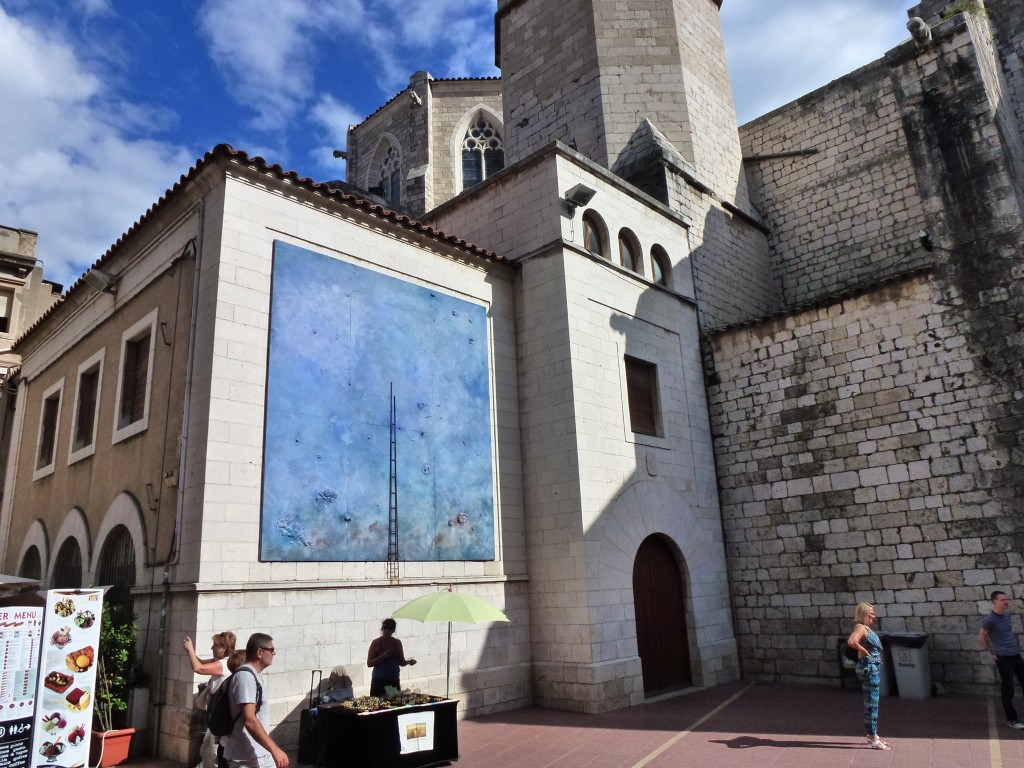 Outside the Dali Musee, Figueres, Spain.  2014