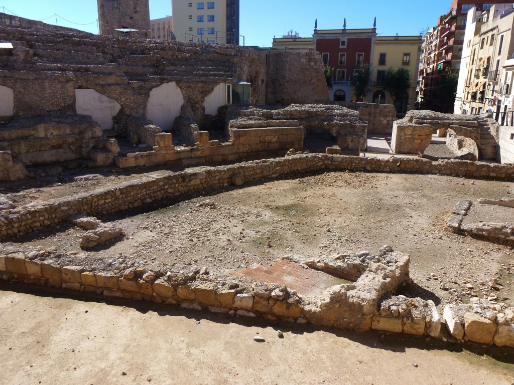 The are some wonderful roman ruins here and there all over Tarragona, Spain.  2014