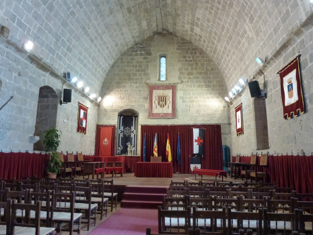 The Templar Church, looks like it ready for a lodge meeting, Peniscola, Spain.  2014