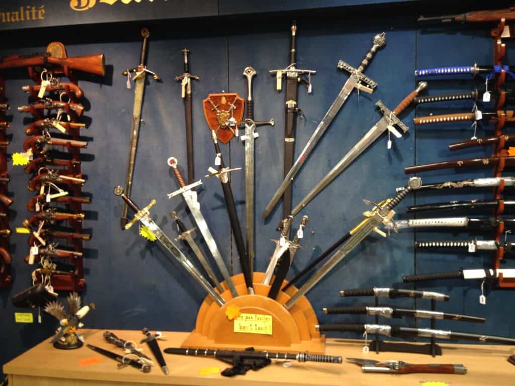 Everyone loves a sword shop