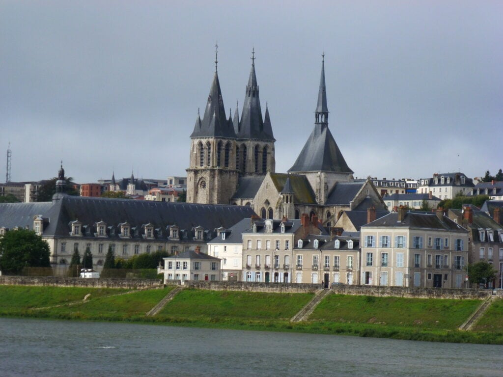 Blois Cathedral across the Loire