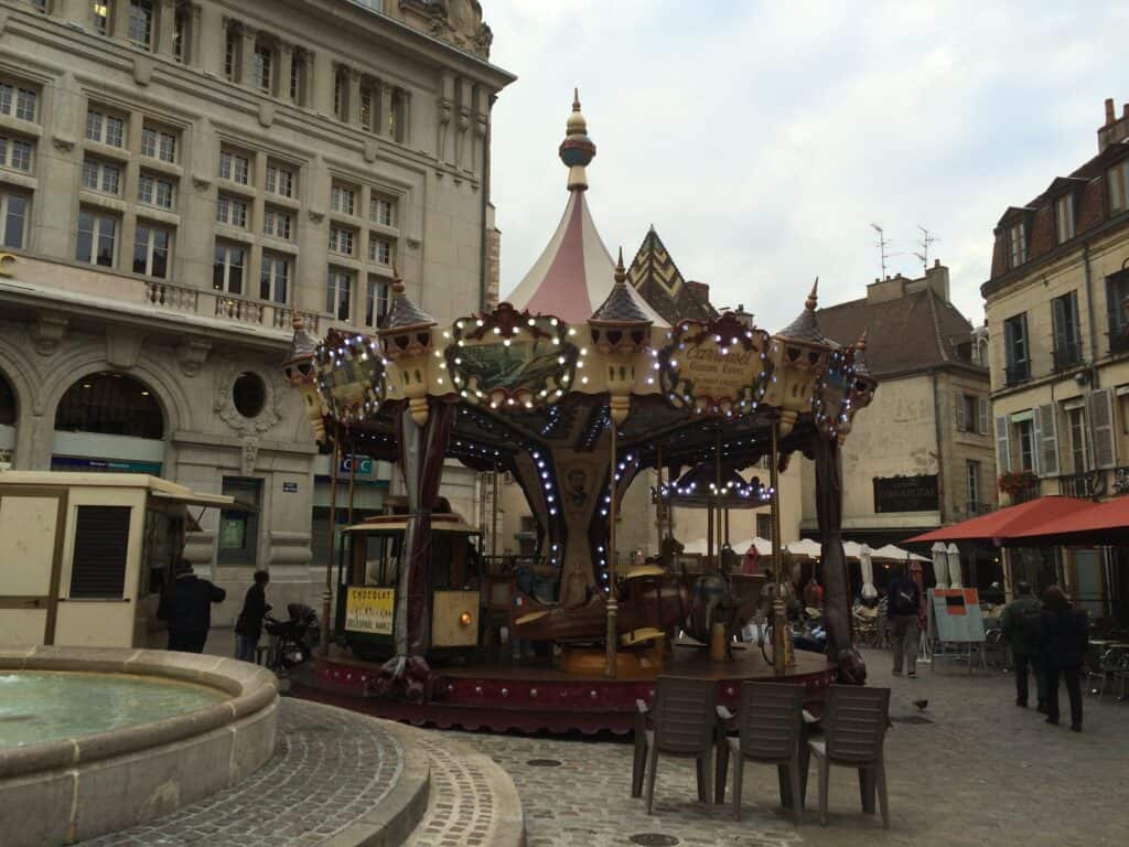 Likewise we see many old fashion merry-go-rounds. They are beautifully restored and have a nostalgic feel.