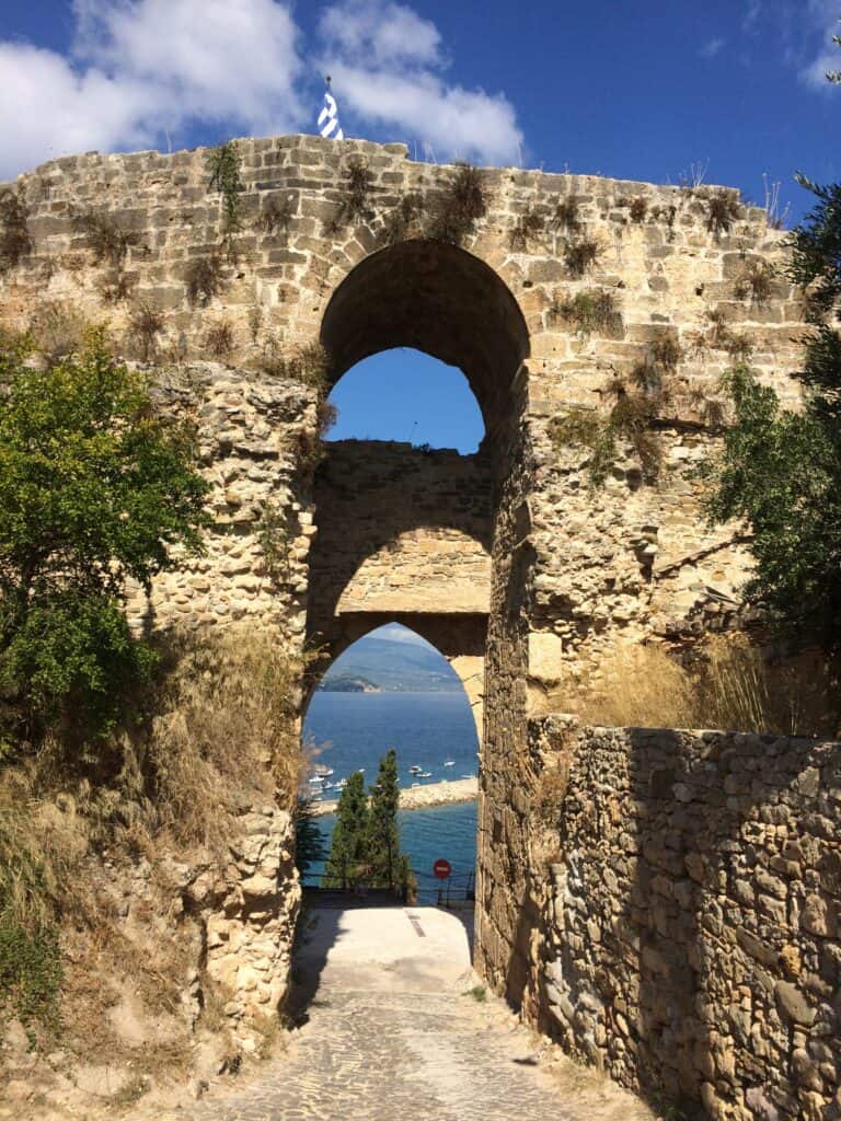 The main gate into the Venitian Castle at Koroni.