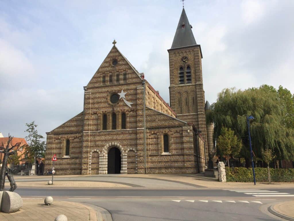 The village church in Passchendaele.